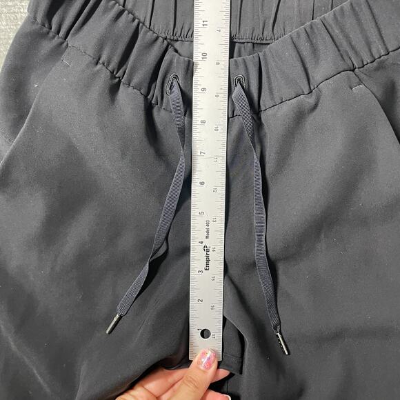Lululemon Pants Women 2 Black On The Fly Jogger Performance Gym Athleisure 27" - Picture 4 of 6